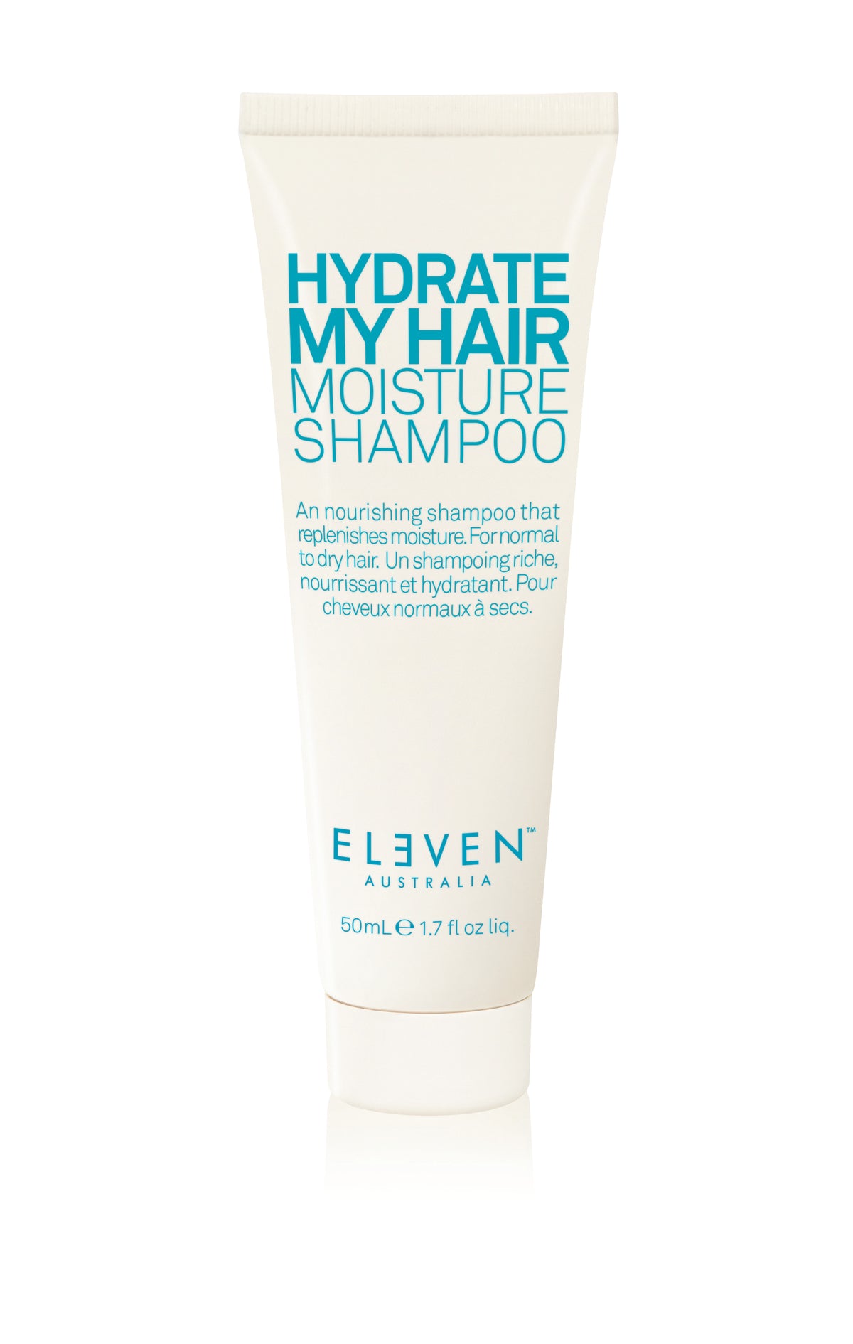 Eleven Australia Hydrate My Hair Moisture Shampoo 50ml – Nourishing Travel-Size Hydrating Shampoo for Dry, Damaged Hair