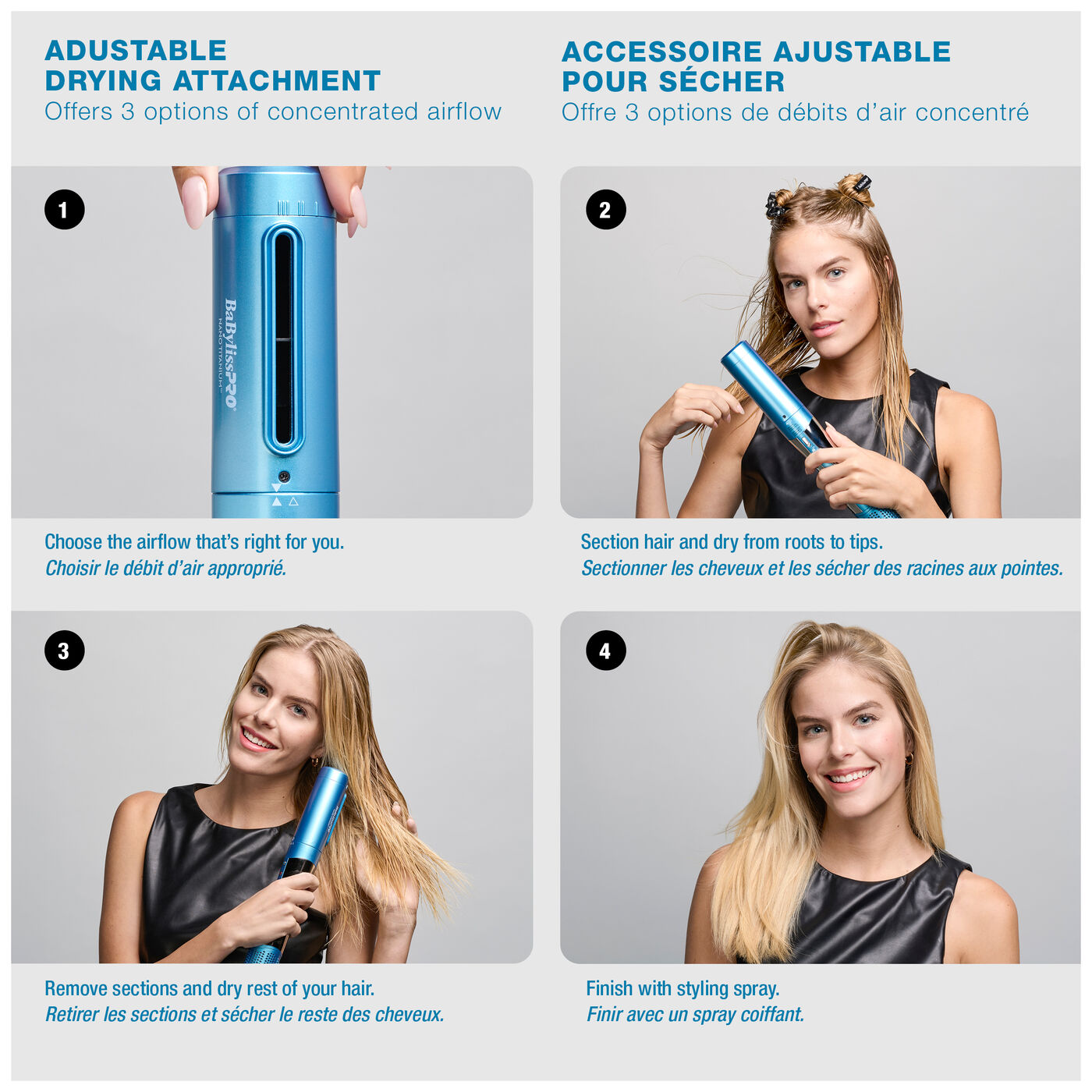 BaBylissPRO® STYLE/SWITCH™ Ionic Multi-Styler & Dryer